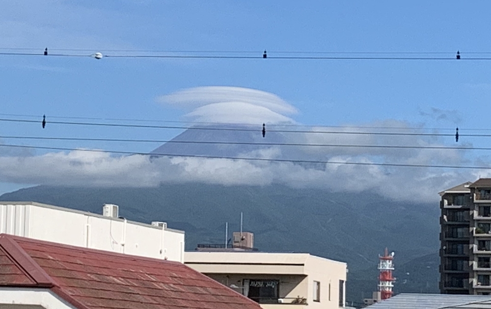 2019年9月24日 今日の富士山～傘雲～