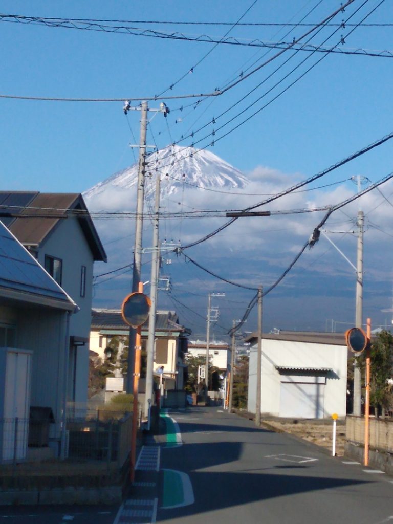 富士市中島からの富士山