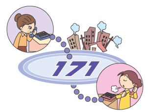 NTT用災害伝言ダイヤル（１７１）